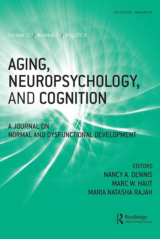 Cover image of Aging, Neuropsychology, and Cognition