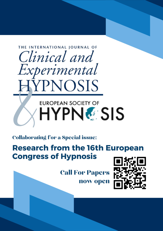 Cover image - International Journal of Clinical and Experimental Hypnosis