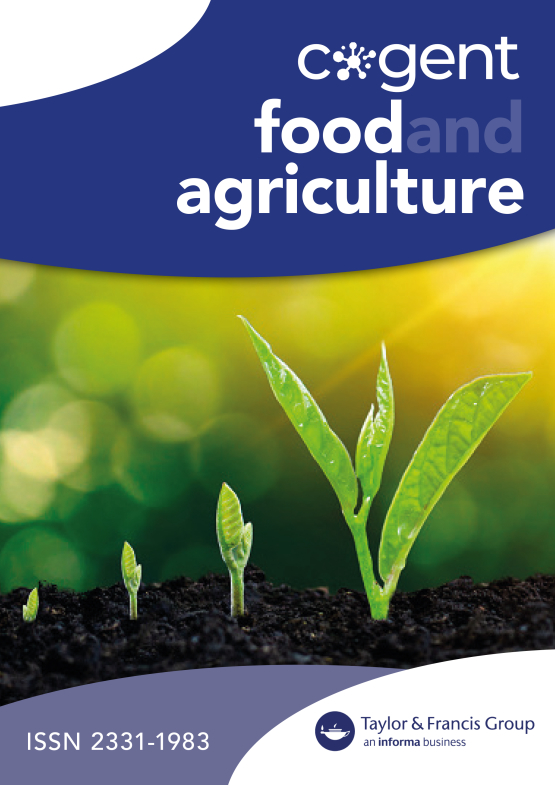 Cover image - Cogent Food & Agriculture