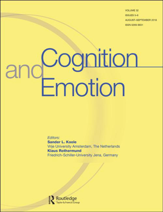 Cover image - Cognition and Emotion