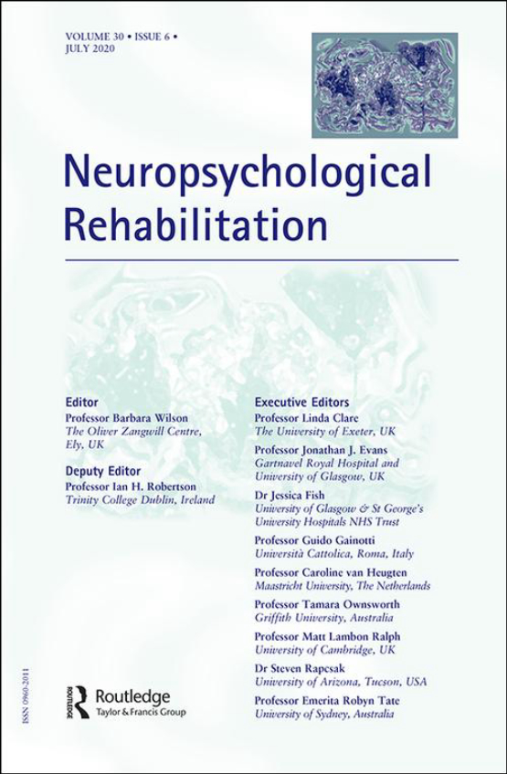 Cover image of Neuropsychological Rehabilitation