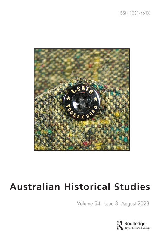 Cover image - Australian Historical Studies