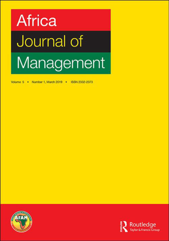 Cover image - Africa Journal of Management