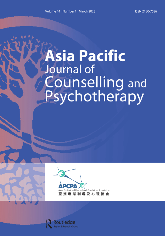 Cover image of Asia Pacific Journal of Counselling and Psychotherapy