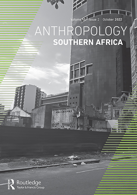 Cover image - Anthropology Southern Africa
