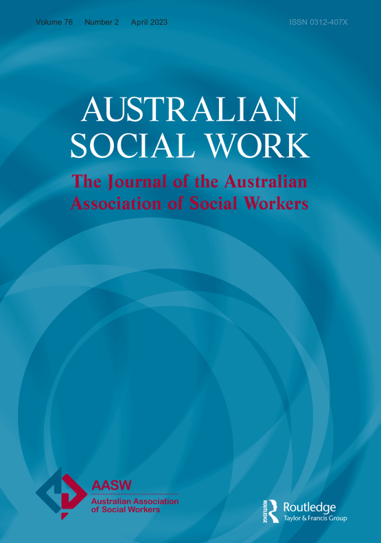 Cover image of Australian Social Work