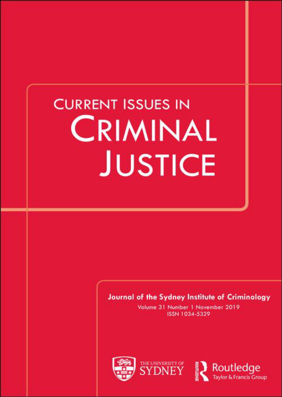 Cover image of Current Issues in Criminal Justice
