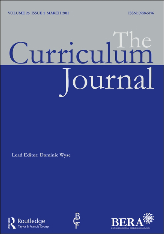 Cover image of The Curriculum Journal