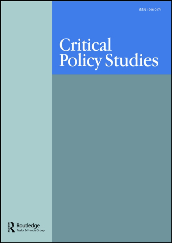 Cover image of Critical Policy Studies
