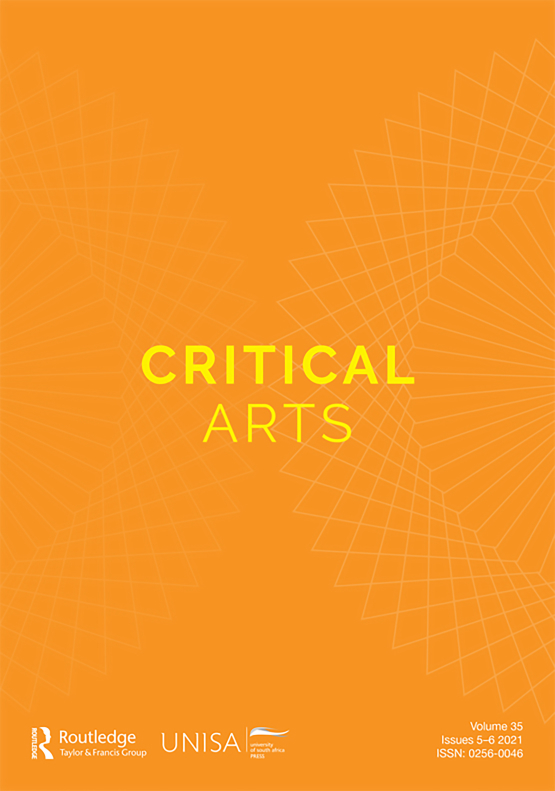 Cover image - Critical Arts