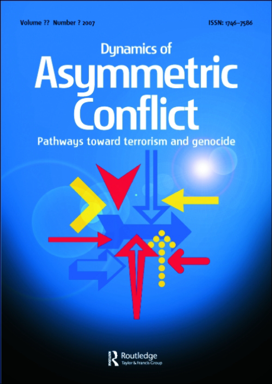 Cover image - Dynamics of Asymmetric Conflict:  Pathways toward terrorism and genocide
