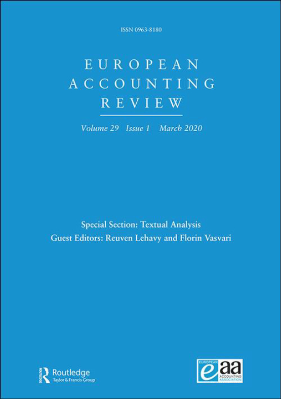 Cover image of European Accounting Review