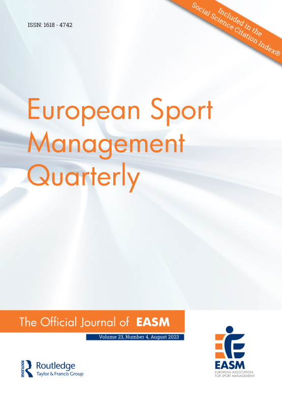 Cover image - European Sport Management Quarterly