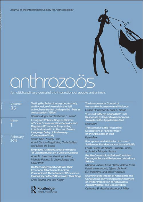 Cover image of Anthrozoös