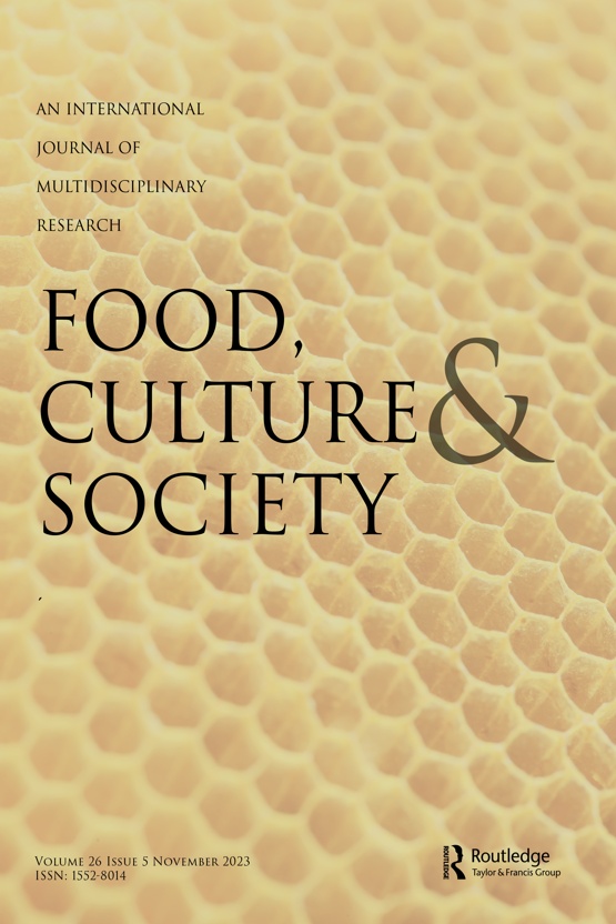 Cover image - Food, Culture & Society
