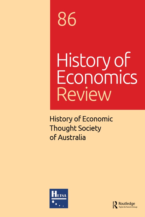 Cover image of History of Economics Review