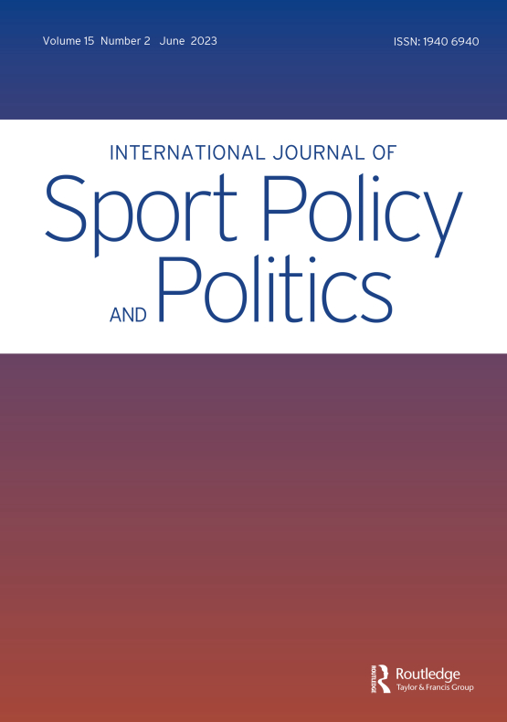 Cover image - International Journal of Sport Policy and Politics
