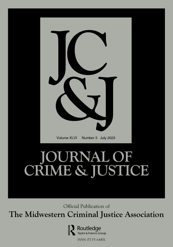 Cover image - Journal of Crime and Justice