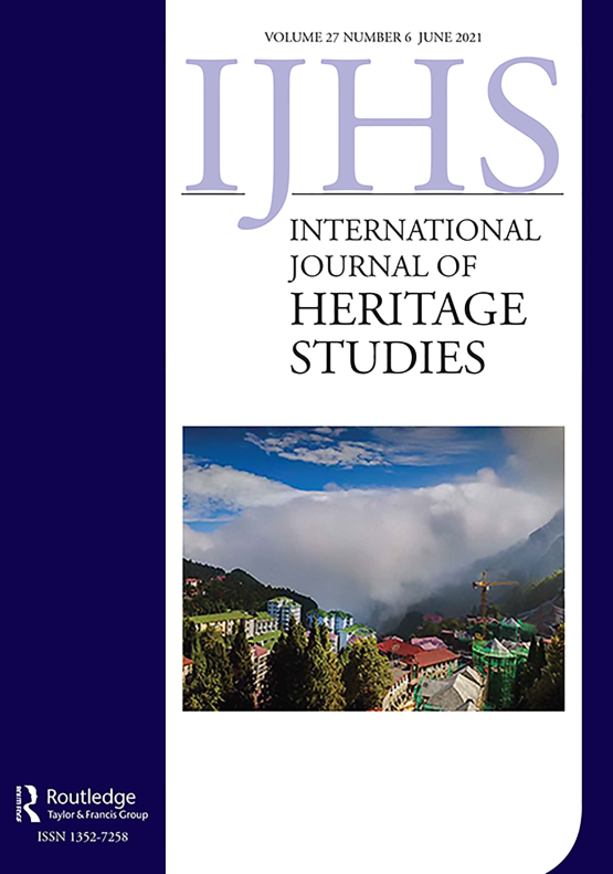 Cover image of International Journal of Heritage Studies