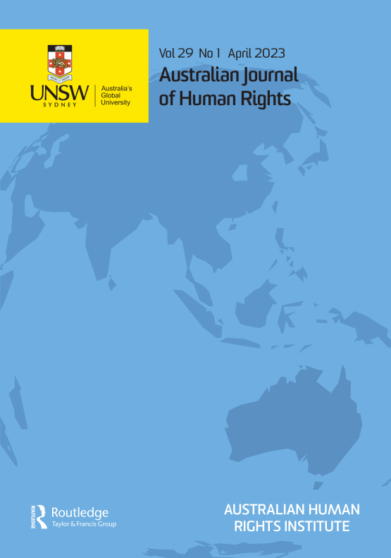 Cover image of Australian Journal of Human Rights