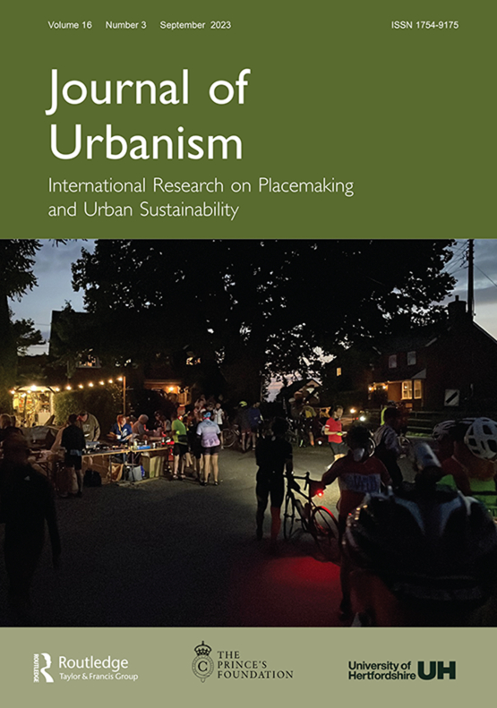 Cover image - Journal of Urbanism: International Research on Placemaking and Urban Sustainability