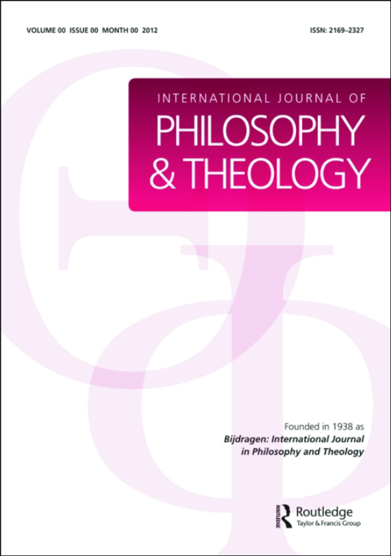 Cover image - International Journal of Philosophy and Theology