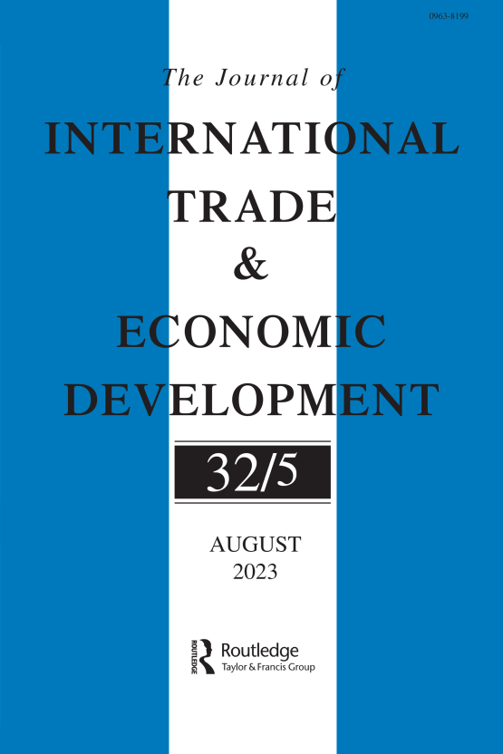 Cover image - The Journal of International Trade & Economic Development