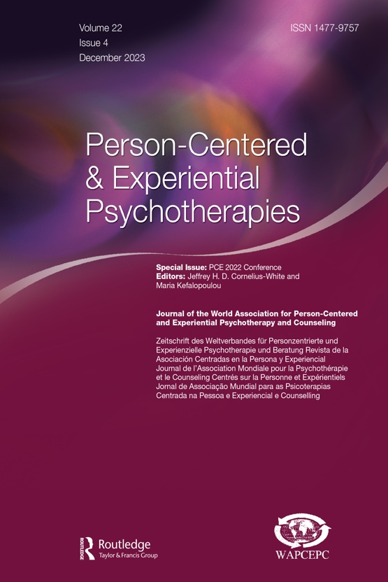 Cover image - Person-Centered & Experiential Psychotherapies