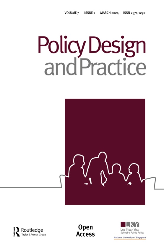 Cover image - Policy Design and Practice