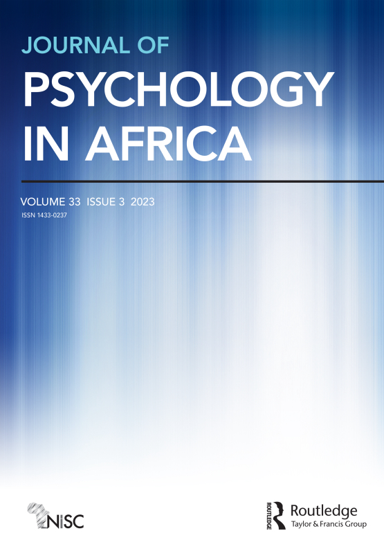 Cover image of Journal of Psychology in Africa