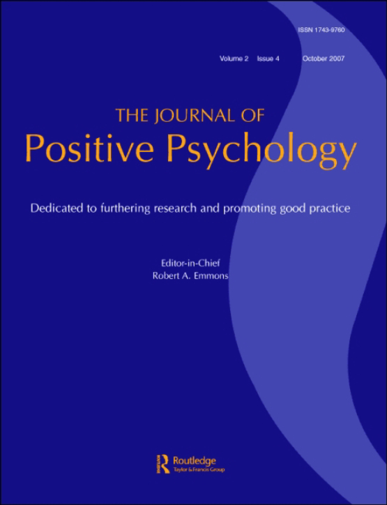 Cover image of The Journal of Positive Psychology