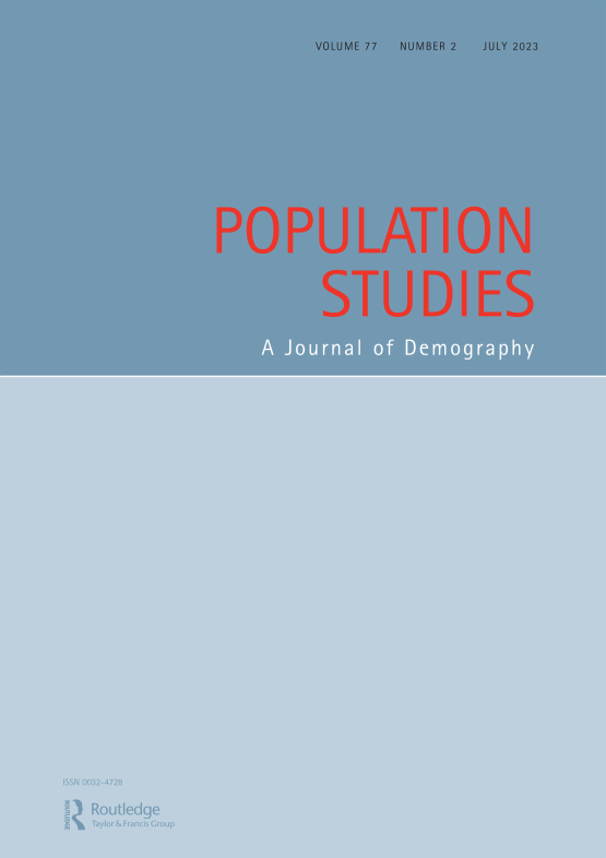 Journal cover: Population Studies
