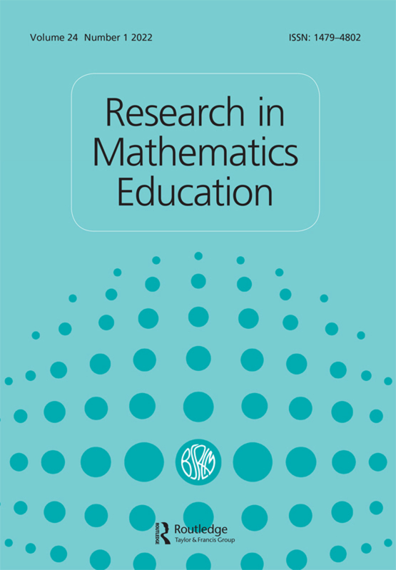 Cover image - Research in Mathematics Education