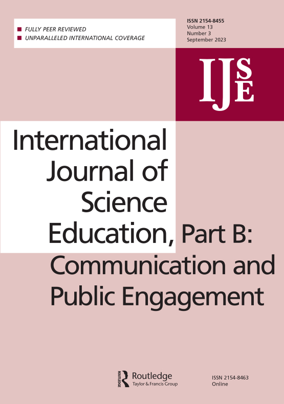 Cover image of International Journal of Science Education, Part B: Communication and Public Engagement