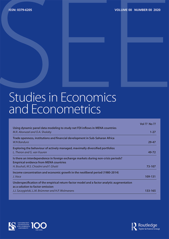 Cover image of Studies in Economics and Econometrics