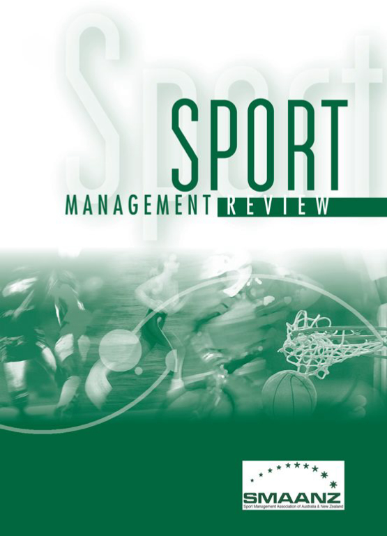 Cover image of Sport Management Review