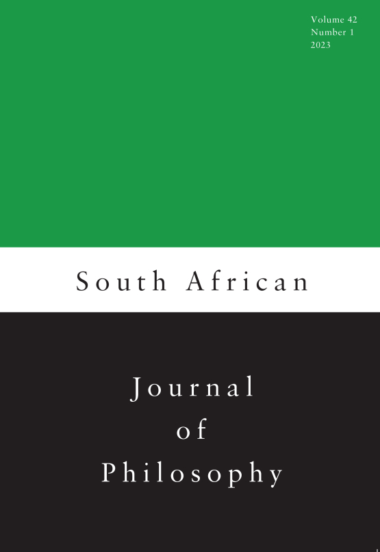 South African Journal of Philosophy