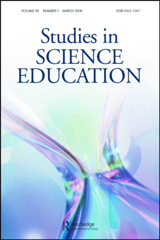 Cover image of Studies in Science Education