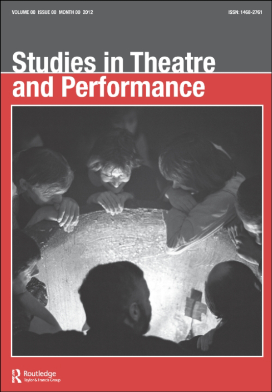 Cover image - Studies in Theatre and Performance