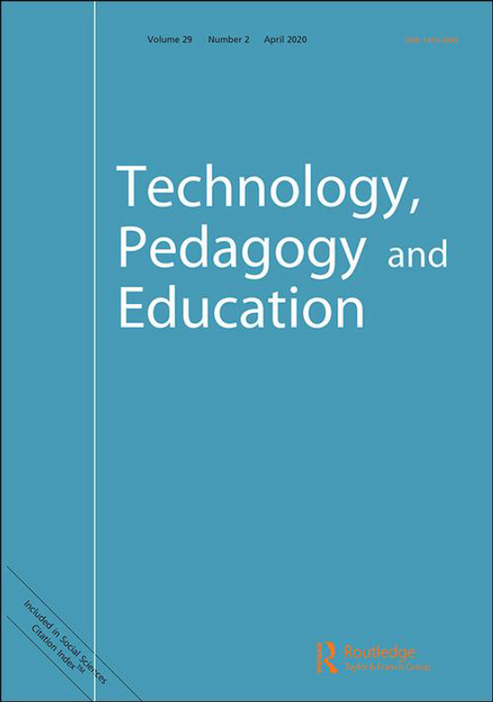 Cover image - Technology, Pedagogy and Education