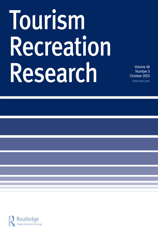 Cover image - Tourism Recreation Research