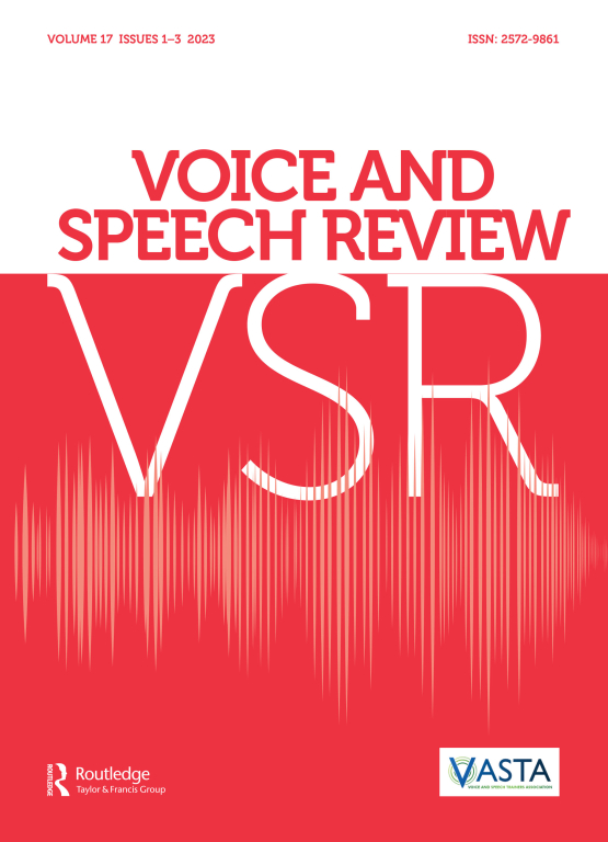 Cover image of Voice and Speech Review