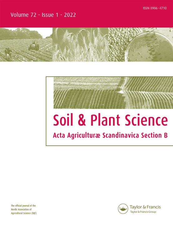 Cover image of Acta Agriculturae Scandinavica, Section B - Soil & Plant Science