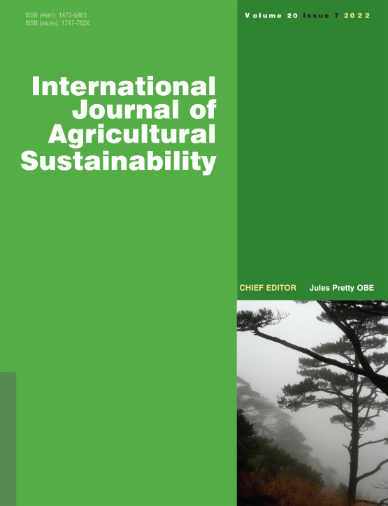 Cover image - International Journal of Agricultural Sustainability