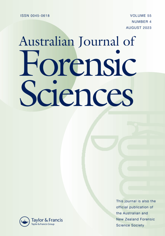Cover image of Australian Journal of Forensic Sciences