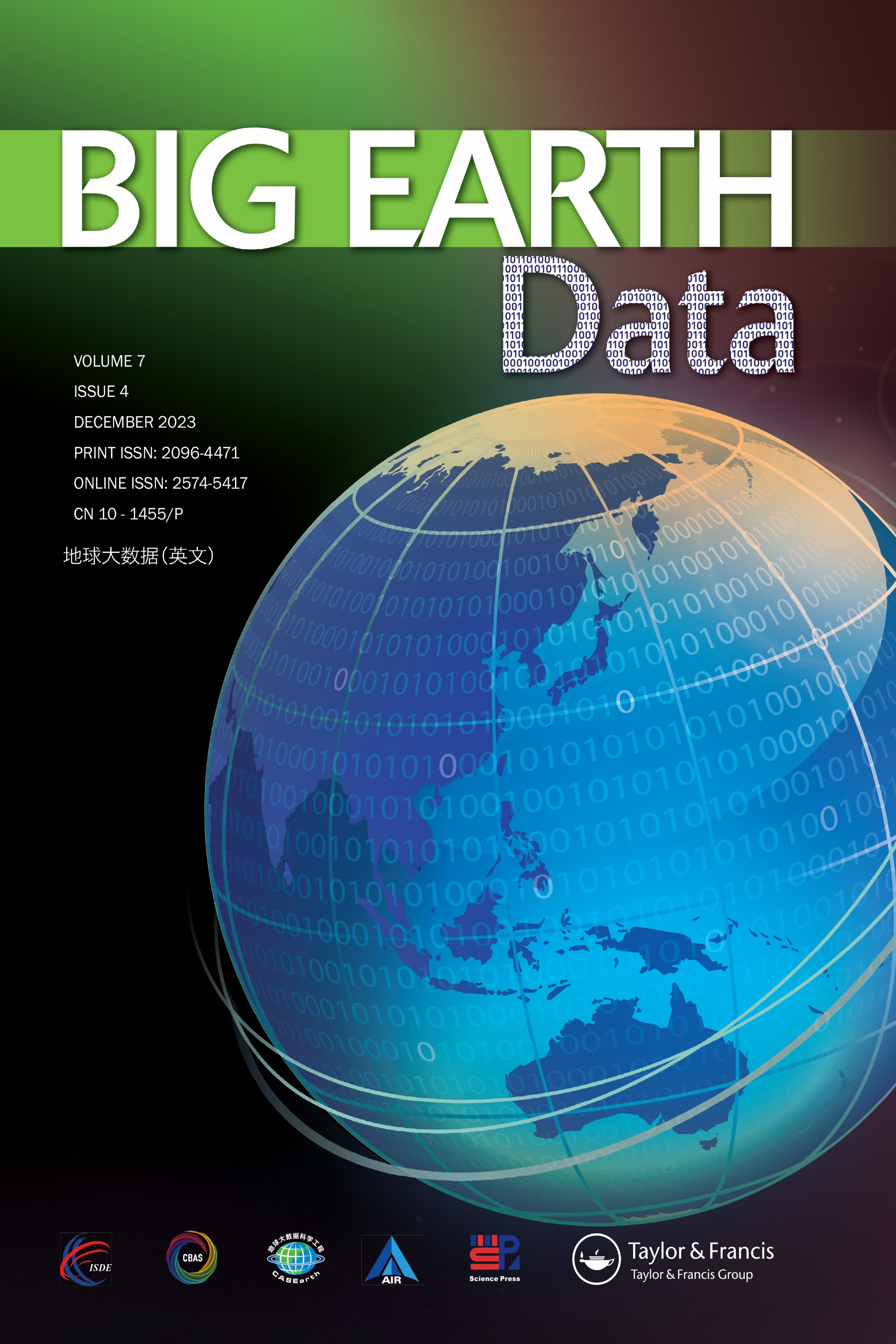 Cover image - Big Earth Data