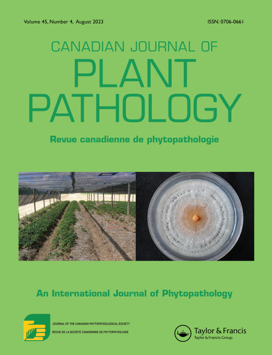 Cover image of Canadian Journal of Plant Pathology