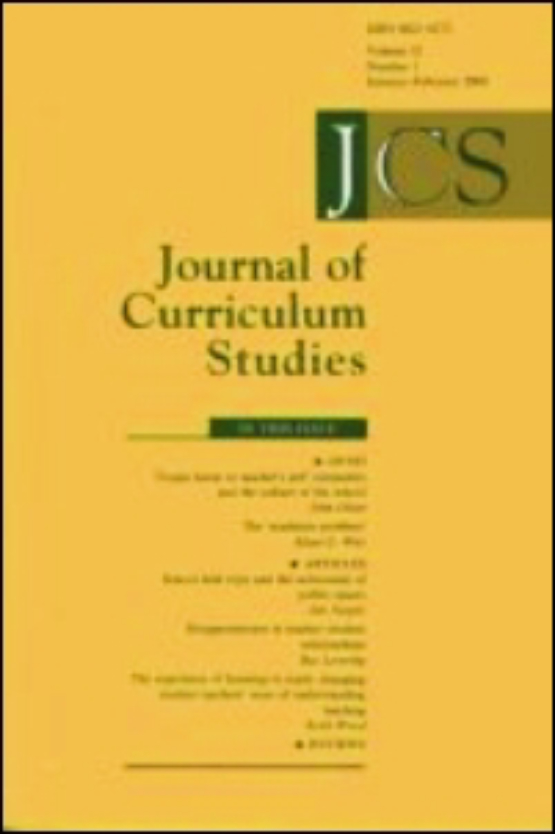 Cover image of Journal of Curriculum Studies