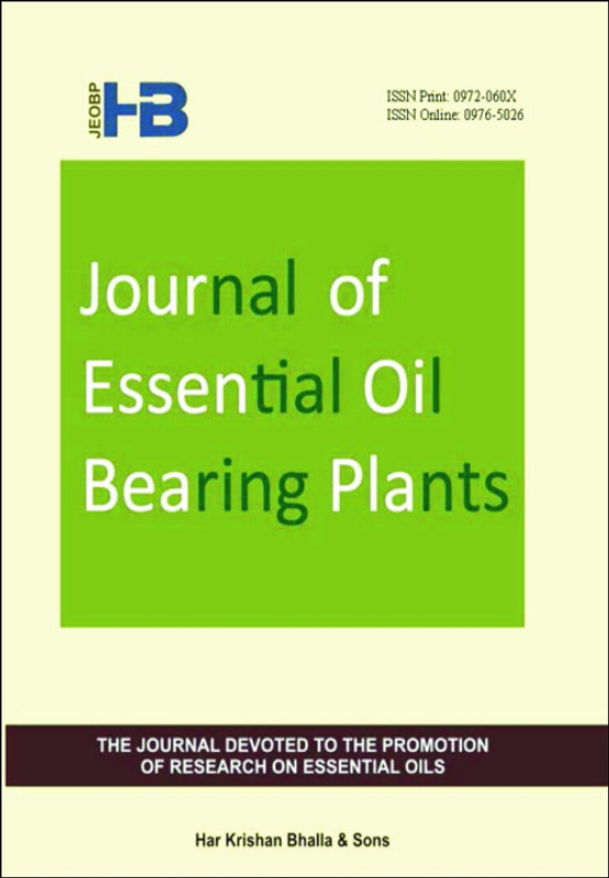 Cover image of Journal of Essential Oil Bearing Plants