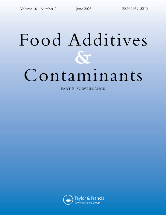 Cover image of Food Additives & Contaminants, Part B: